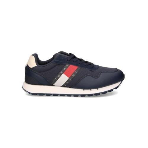 Retro Runner Ess Sneaker Tommy Hilfiger , Blue , Heren