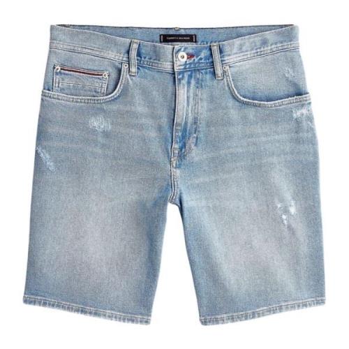 Bermuda Heren Denim Jeans Tommy Hilfiger , Blue , Dames