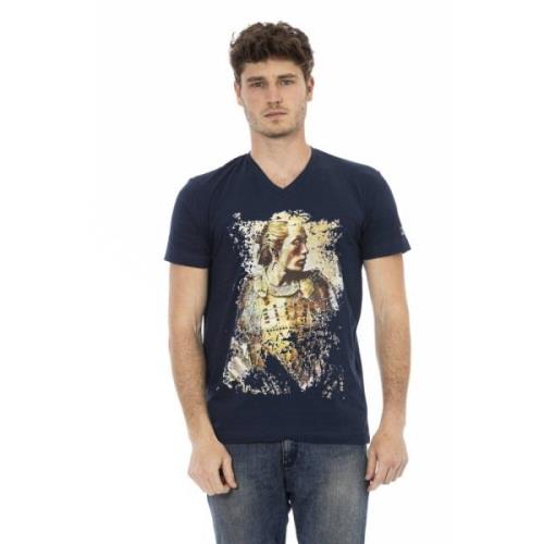 T-Shirts Trussardi , Blue , Heren