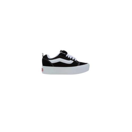 Leren Stack Sneakers Vans , Black , Dames