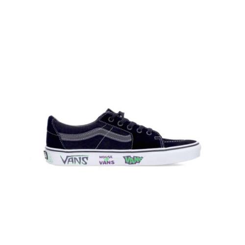 Streetwear Sneakers Sk8-Low Zwart/Wit Vans , Black , Heren