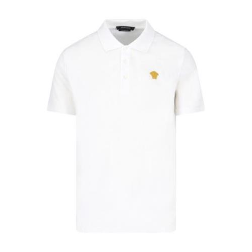 Polo Shirt Versace , White , Heren