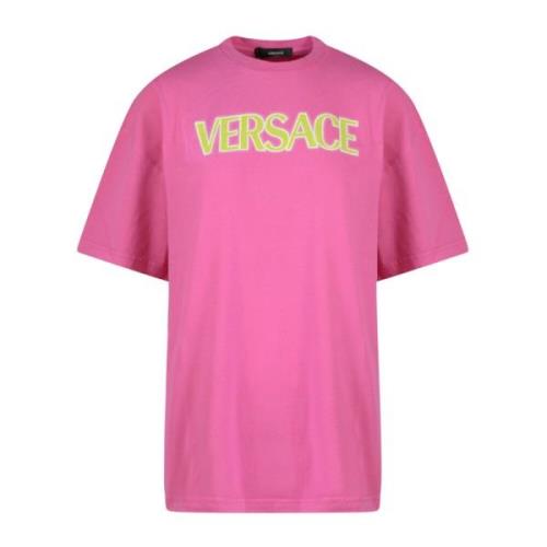 T-Shirts Versace , Pink , Dames