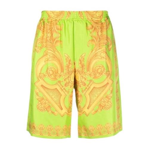 Casual shorts Versace , Green , Heren