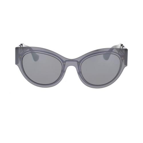 Cat-Eye Zonnebril met Medusa Logo Versace , Gray , Unisex