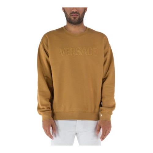 Sweatshirt Versace , Brown , Heren