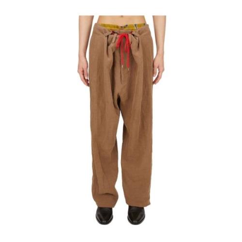 Straight Trousers Vivienne Westwood , Brown , Heren