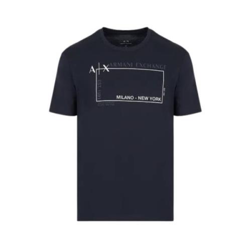 Basis T-shirt Armani Exchange , Blue , Dames