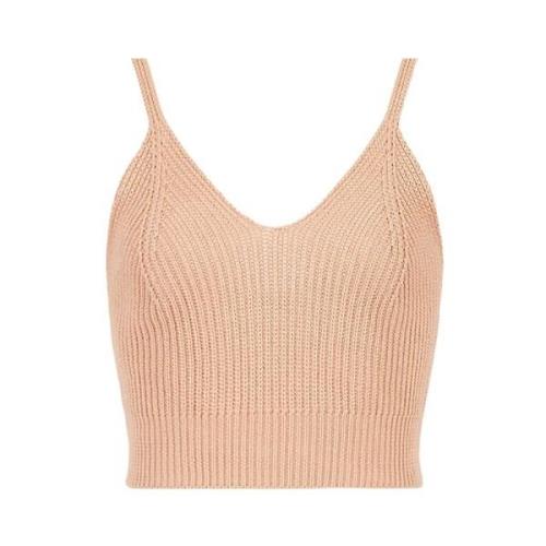 Stijlvolle Top Armani Exchange , Beige , Dames