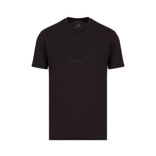 Klassieke Stijl T-Shirt, Diverse Kleuren Armani Exchange , Black , Her...