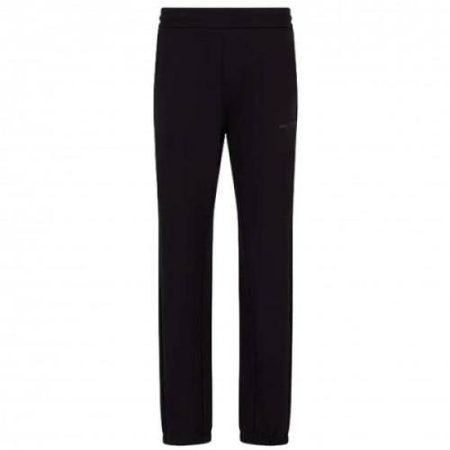 Zwarte joggingbroek voor heren met elastische tailleband Armani Exchan...