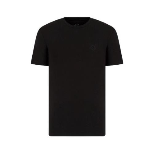 Basis T-Shirt Armani Exchange , Black , Heren