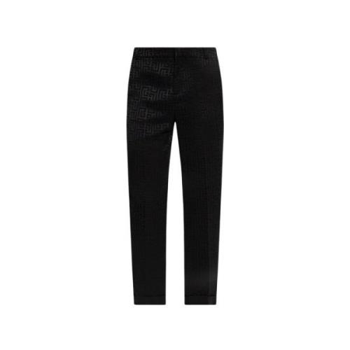 Broek met monogram Balmain , Black , Heren