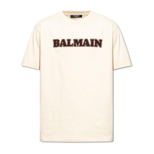 T-Shirts Balmain , Beige , Heren