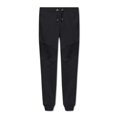 Sweatpants met logo Balmain , Black , Heren