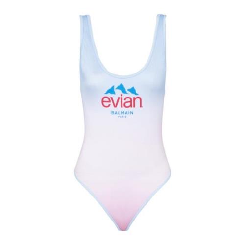 x Evian - swimsuit Balmain , Pink , Dames