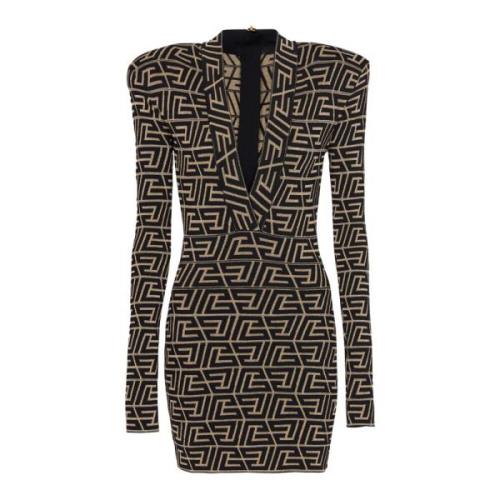 Short Dresses Balmain , Black , Dames