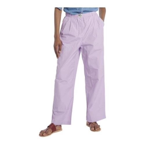Straight Trousers Bellerose , Purple , Dames