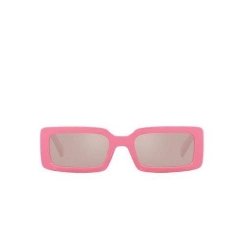 DG 6187 Zonnebril - Roze Acetaat Frame Dolce & Gabbana , Pink , Dames