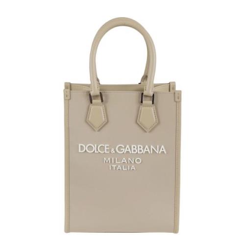 Nylon+Vit.Liscio Herentas Dolce & Gabbana , Beige , Heren