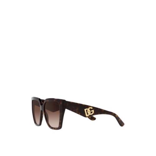 Dg4438S Zonnebril - Stijlvol en Functioneel Dolce & Gabbana , Brown , ...