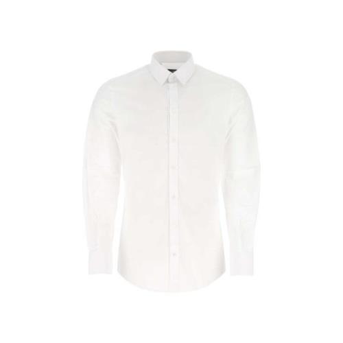 Stijlvolle Witte Stretch Poplin Overhemd Dolce & Gabbana , White , Her...
