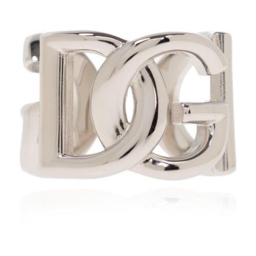 Messing ring Dolce & Gabbana , Gray , Heren