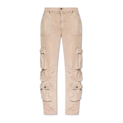 Jeans met meerdere zakken Dolce & Gabbana , Beige , Dames