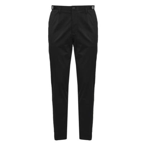 Zwarte Chino`s van Stretchkatoen Dolce & Gabbana , Black , Heren