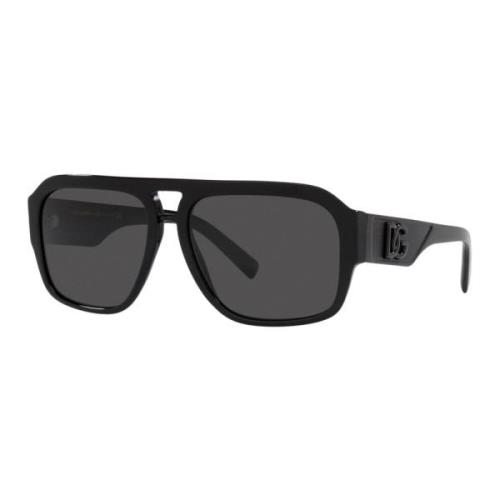 Zwarte piloten zonnebril Dolce & Gabbana , Black , Unisex