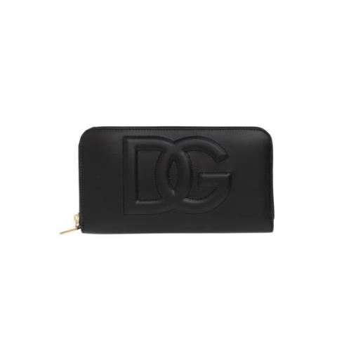 Portemonnee met logo Dolce & Gabbana , Black , Dames