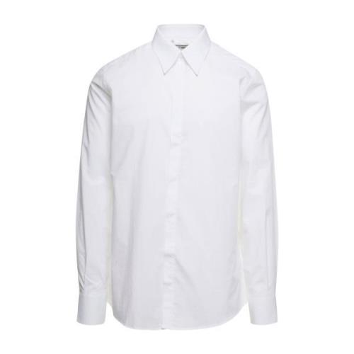 Stijlvol Wit Katoenen Overhemd Dolce & Gabbana , White , Heren