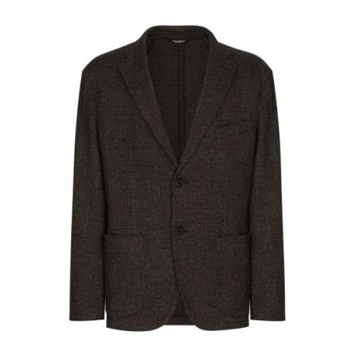 Bruin/zwart Prince of Wales geruite blazer Dolce & Gabbana , Brown , H...