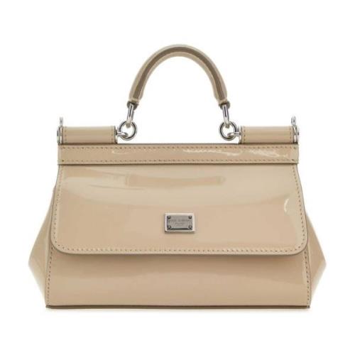 Kleine Sicilië Handtas Dolce & Gabbana , Beige , Dames