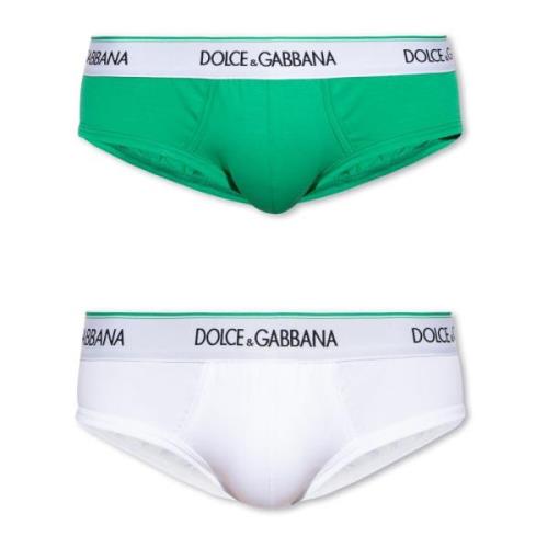 Twee-pack slips Dolce & Gabbana , Multicolor , Heren