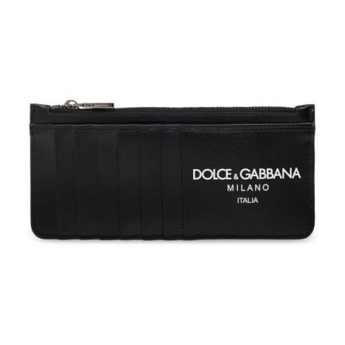 Kaarthouder met logo Dolce & Gabbana , Black , Unisex