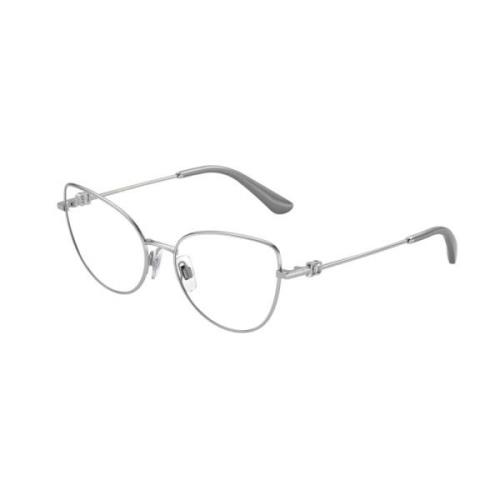 Stijlvolle Metalen Bril in Kleur 05 Dolce & Gabbana , Gray , Dames