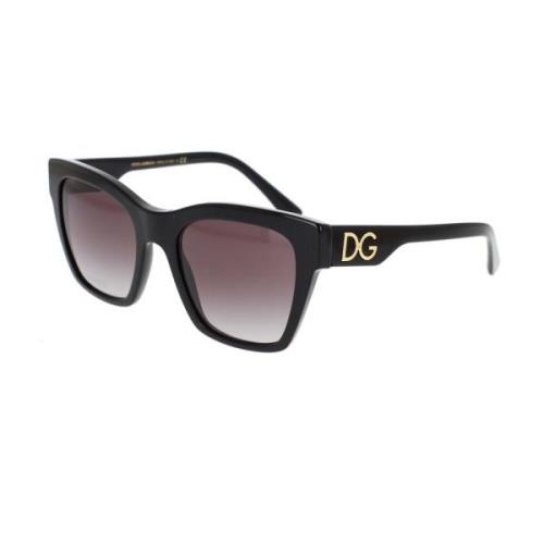 Vierkante zonnebril Dg4384 501/8G Dolce & Gabbana , Black , Dames