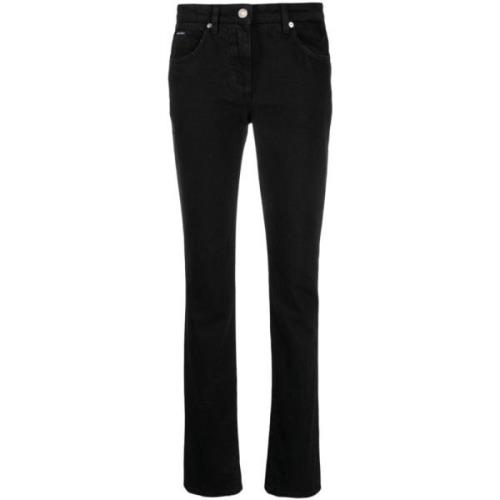 Slim-fit Jeans, Klassieke Stijl Dolce & Gabbana , Black , Dames