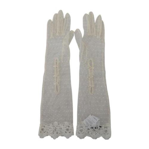 Gloves Dolce & Gabbana , White , Dames