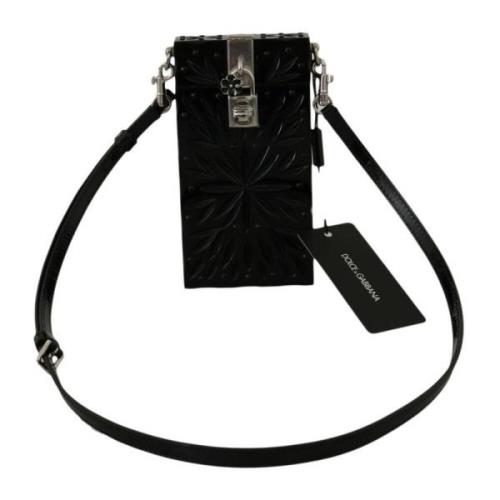 Zwarte Crystal Plexigl Cross Cigarette Case Holder Dolce & Gabbana , B...