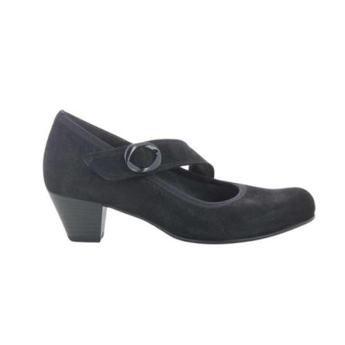 Stijlvolle Zwarte Damesschoenen 36.149 Gabor , Black , Dames