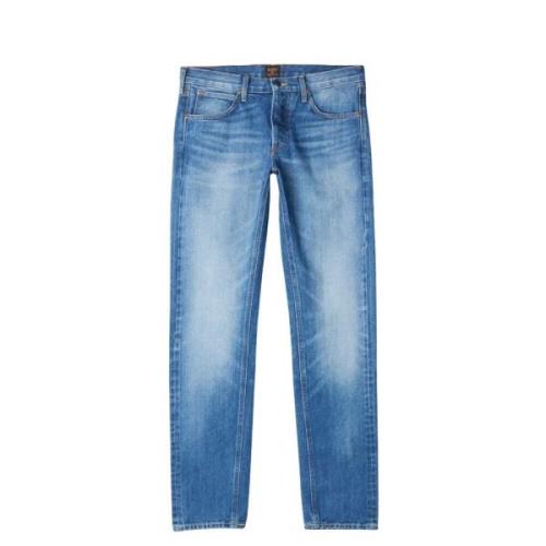 Premium 15oz Selvedge Jeans Lee , Blue , Heren