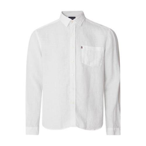 Normaal Overhemd Lexington , White , Heren