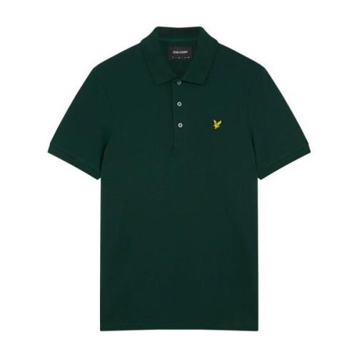 Klassieke Organische Polo Shirt Lyle & Scott , Green , Heren