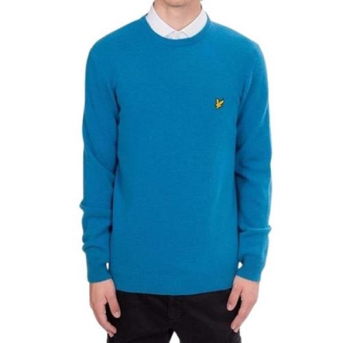 Turquoise Truien voor Heren Lyle & Scott , Blue , Heren