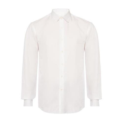 Geborduurd overhemd Salvatore Ferragamo , White , Heren