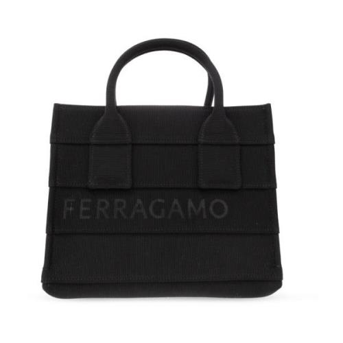 Shopper tas Salvatore Ferragamo , Black , Dames