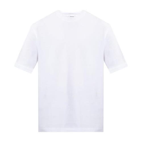 T-shirt met logo Salvatore Ferragamo , White , Heren