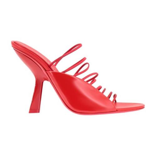 Rode Sandalen Ss23 - Dames Schoenen Salvatore Ferragamo , Red , Dames